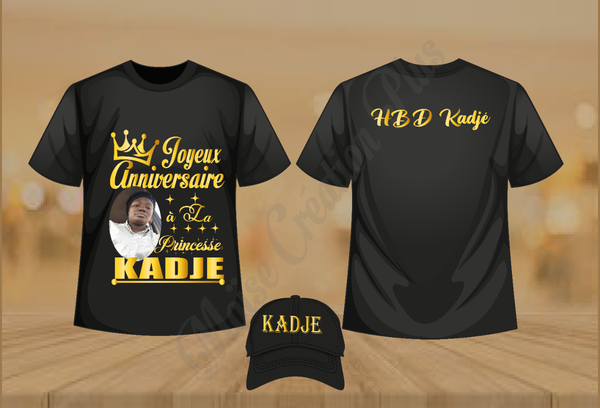 T-shirts et casquettes personnalisés