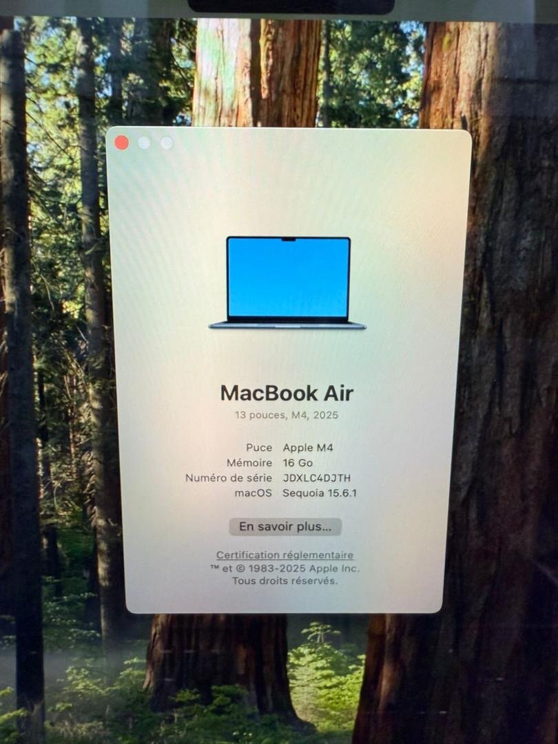 MacBook Air 13 pouces M4