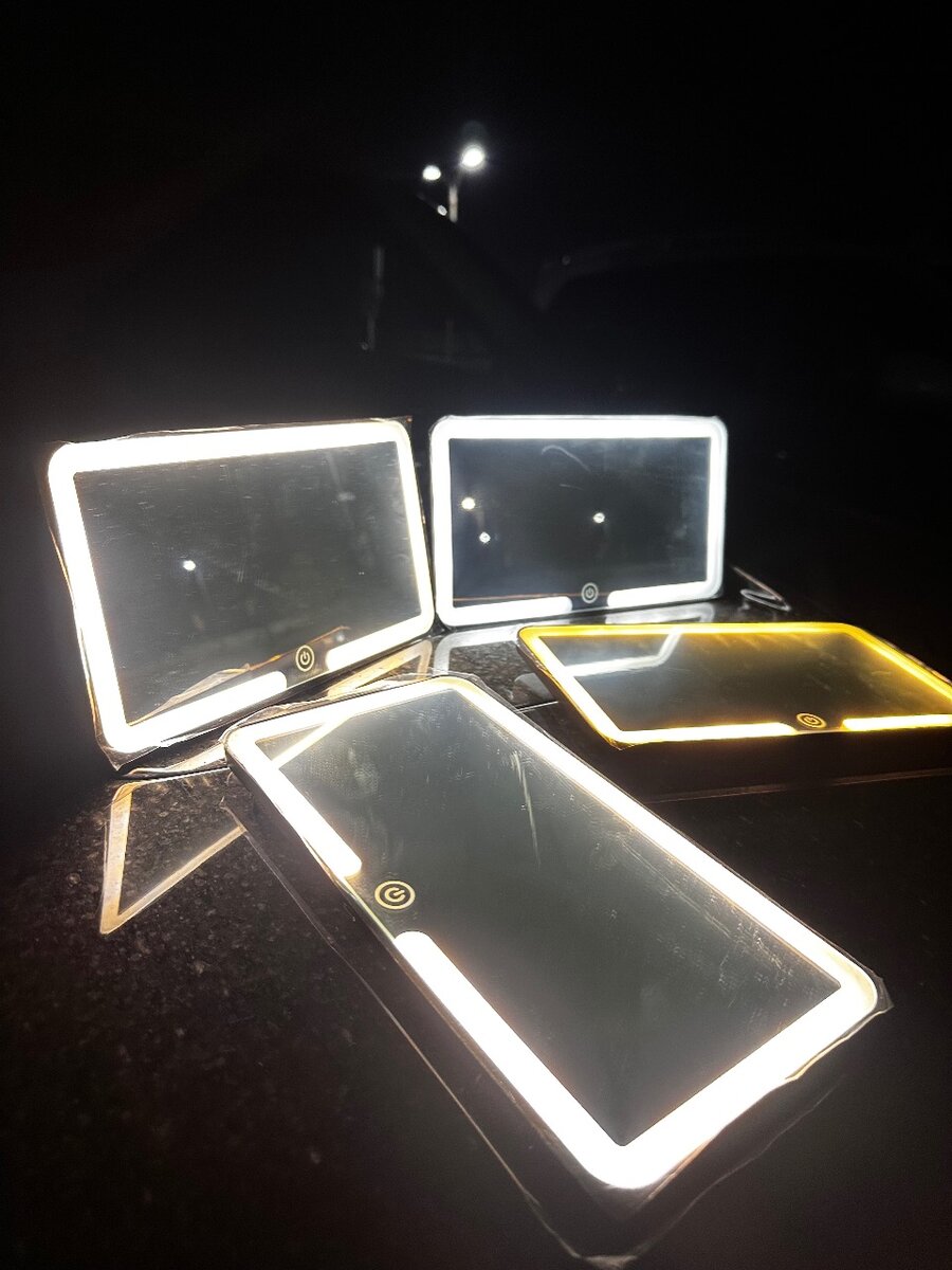 Led зеркало для машины