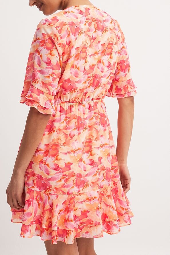 Colorful Sheer Mini Dress