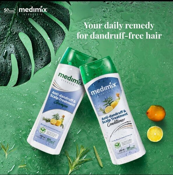 Medimix Anti - Dandruff &scalp Treatment.