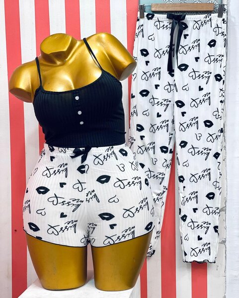 Pyjama Femme Imprimé Bisous