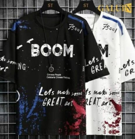 2 T-shirts graphiques moderne