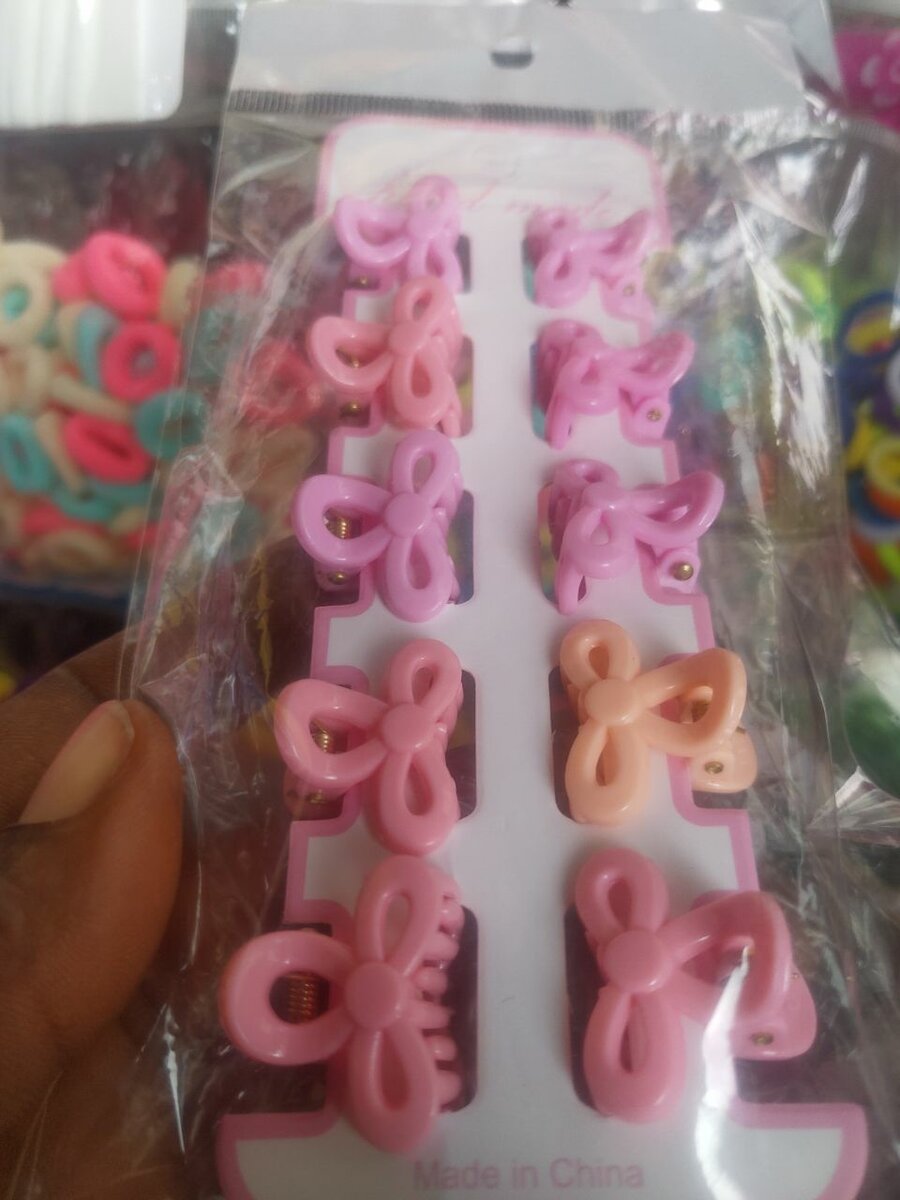 Lot de Pinces Papillon Enfant