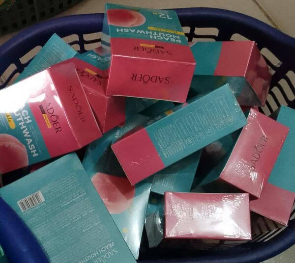 Authentic sadoer mouth wash n teeth whitening