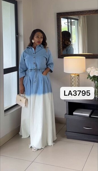 Robe en denim élégante