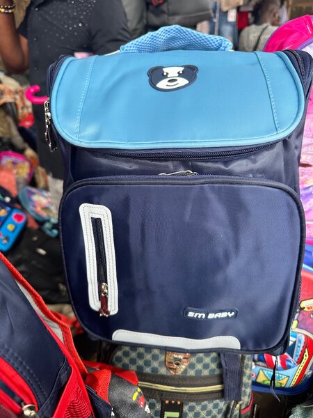 Sac à dos enfant ours bleu