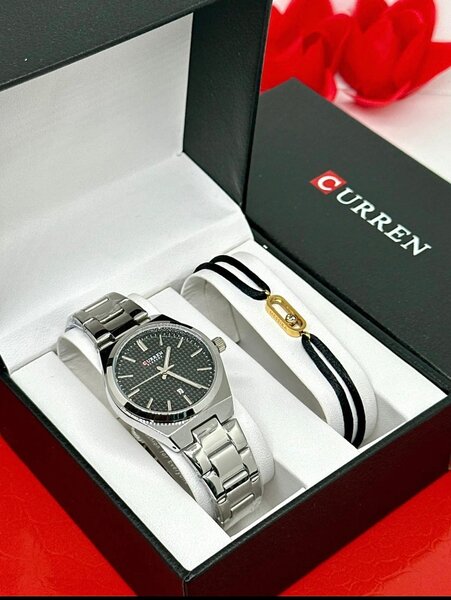 Curren Watch and Bracelet Set
