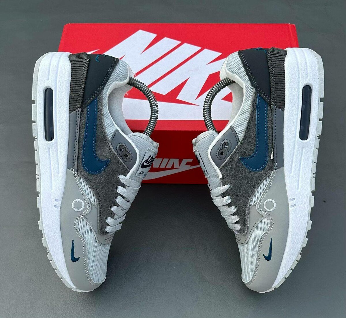 Nike Air Max 1 Gris Bleu
