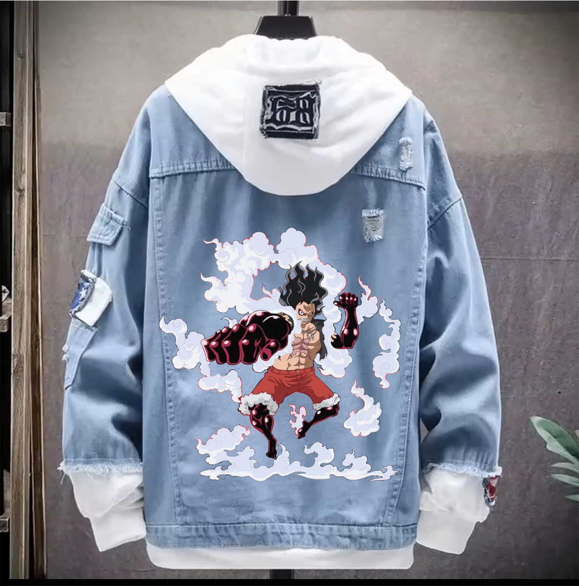 Jacket en Jean a Capuche One Piece