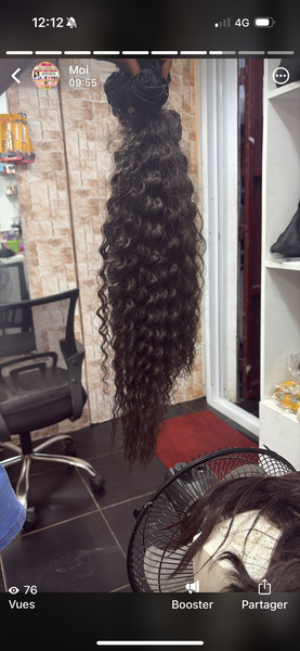 Extensions capillaires bouclés