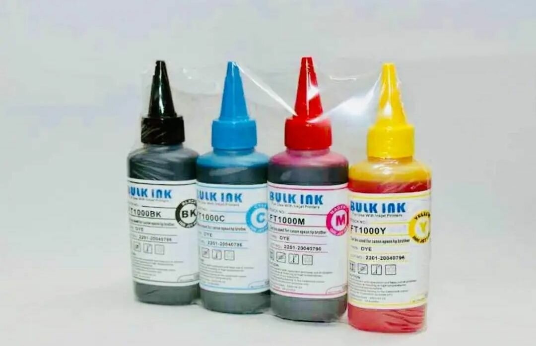 Premium and Bulk universal inks  K100 per bottle Compatible