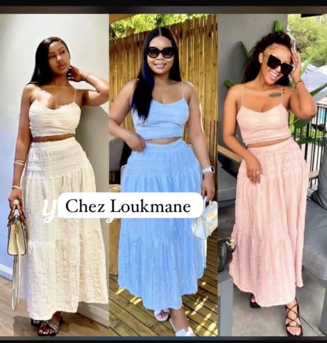 Ensemble Jupe Longue et Top