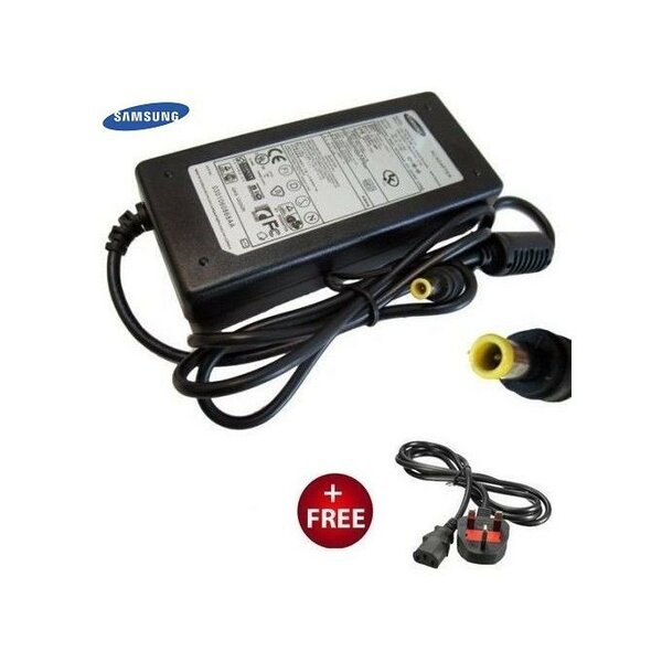 Samsung Laptop Replacement Charger - 19V + Fused Power Cable