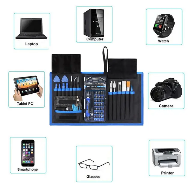 80 in 1 repair tool kit