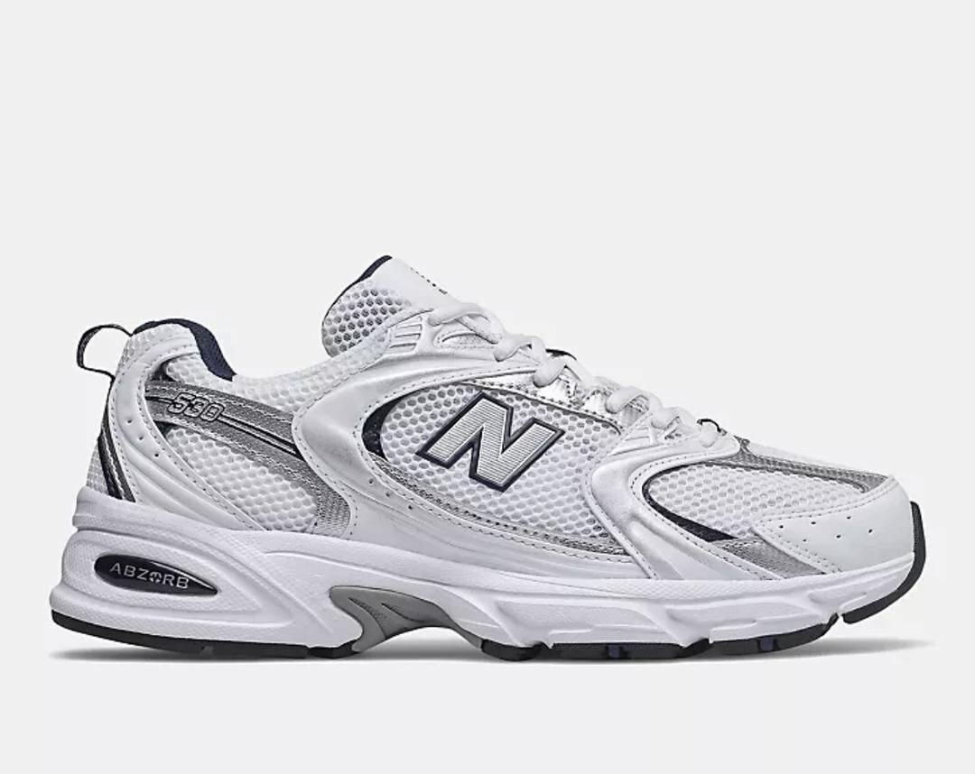 Baskets blanches confort homme