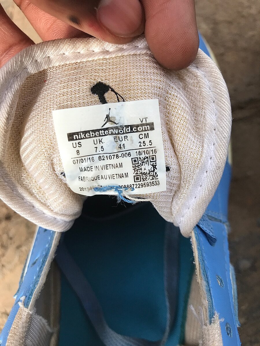 Thrifted Air Jordan 1 low cut