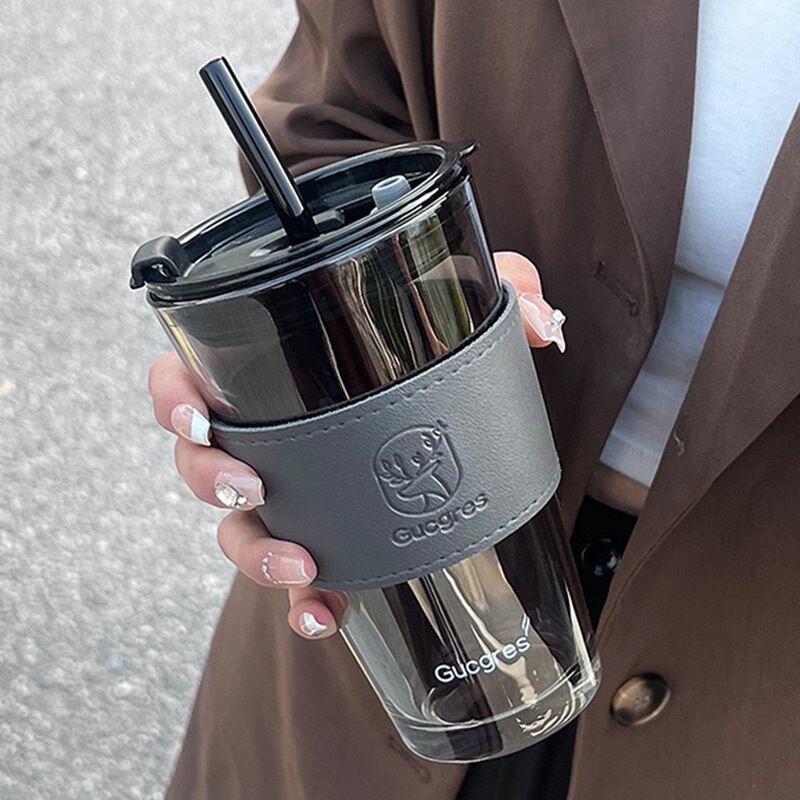 Gobelet Réutilisable avec Paille