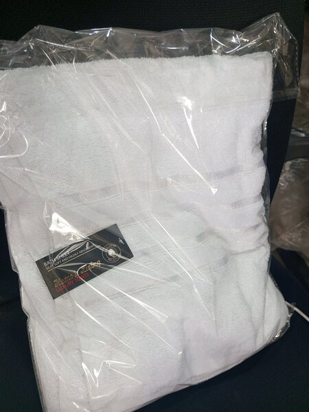 Serviettes de bain en coton