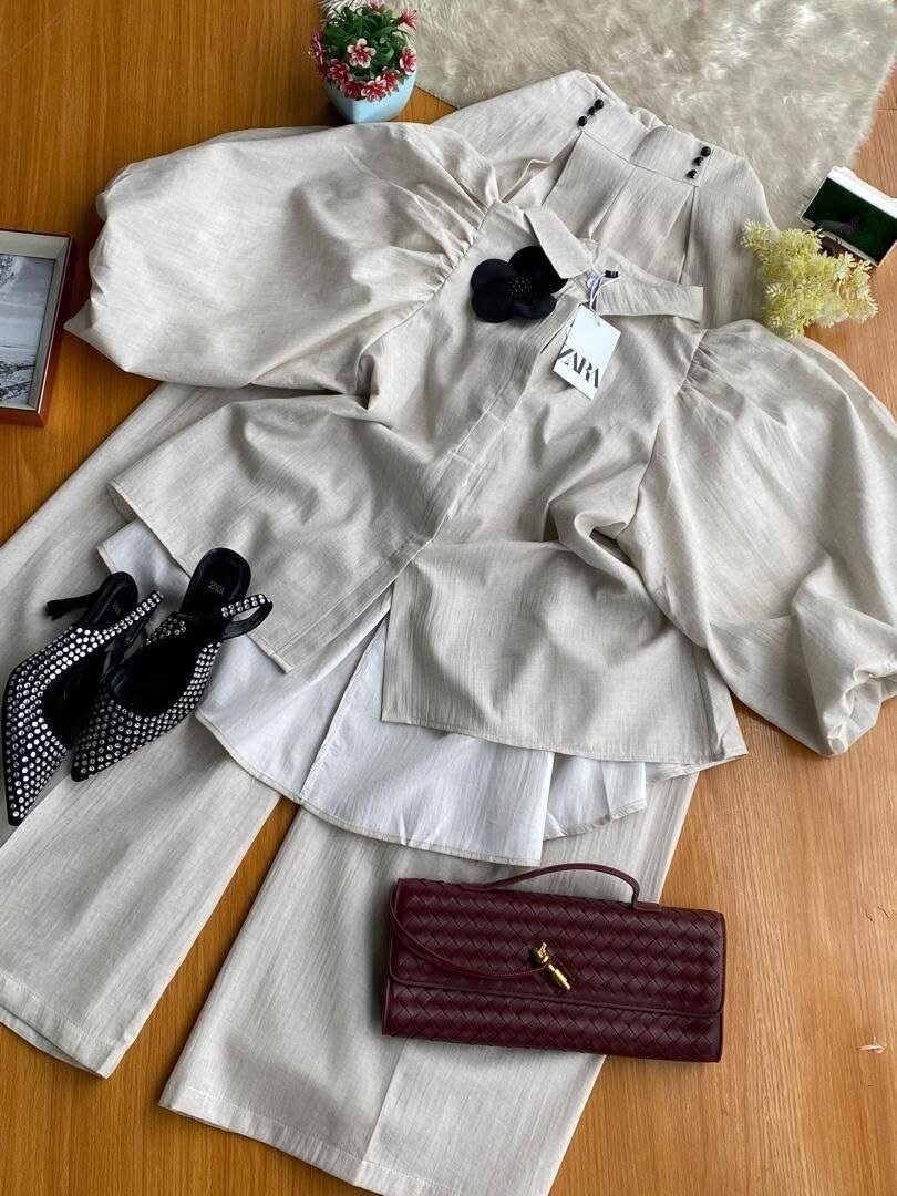 Ensemble chic en lin pour femmes