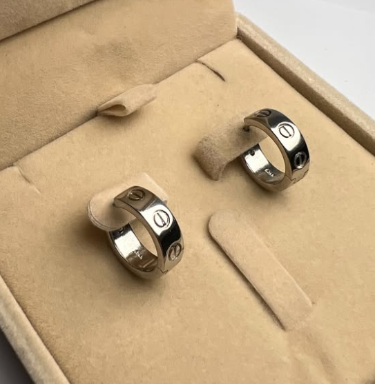 Серьги под •Cartier•