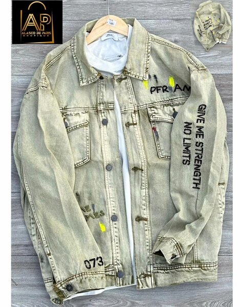 Veste en jean décontractée