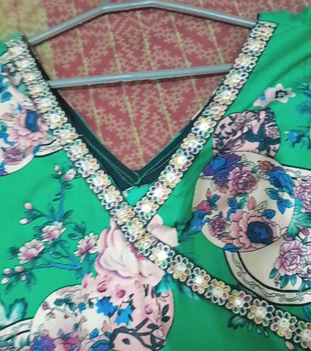 Short length frok with flares