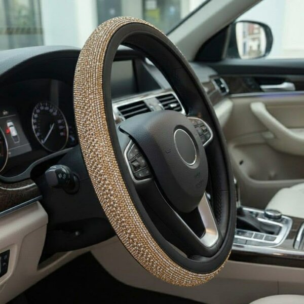 Housse Volant Strass Étincelant