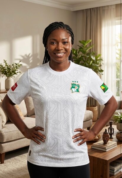 Maillot de Foot Blanc Équipe