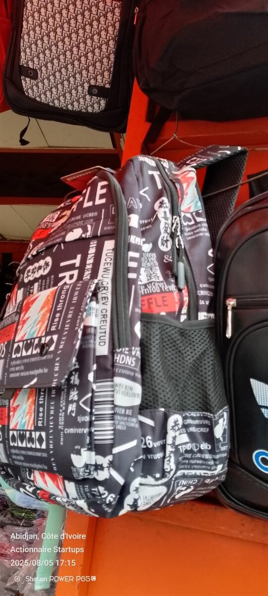 Sac à dos imprimé moderne