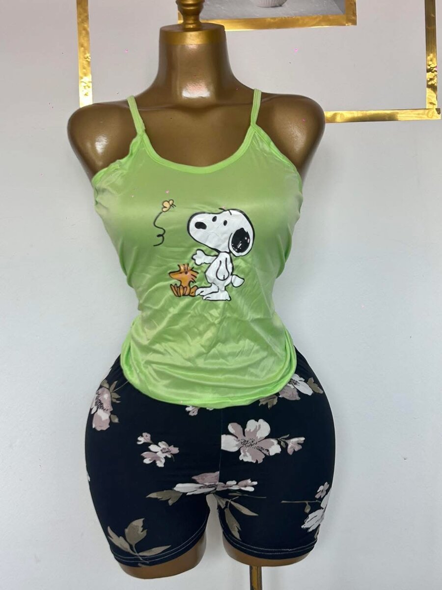 Pyjama d'été coloré femme