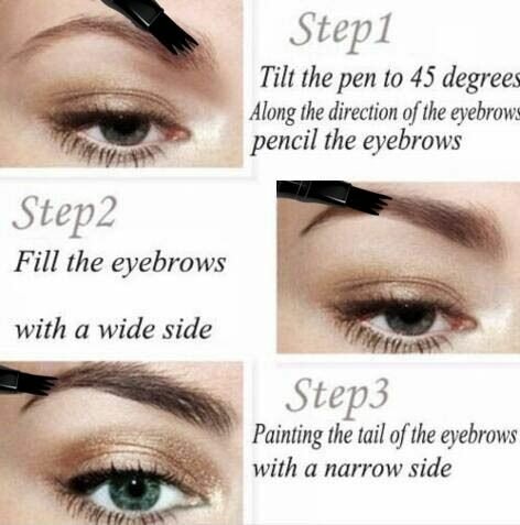 CmaaDu Pro Microblading Tattoo Eyebrow Pencil Liner Eye Brow