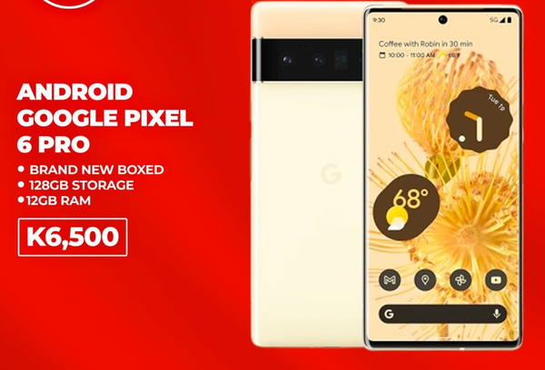 Google Pixel 6 Pro Smartphone ", 128 GB of memory, 12 GB of RAM, triple camera