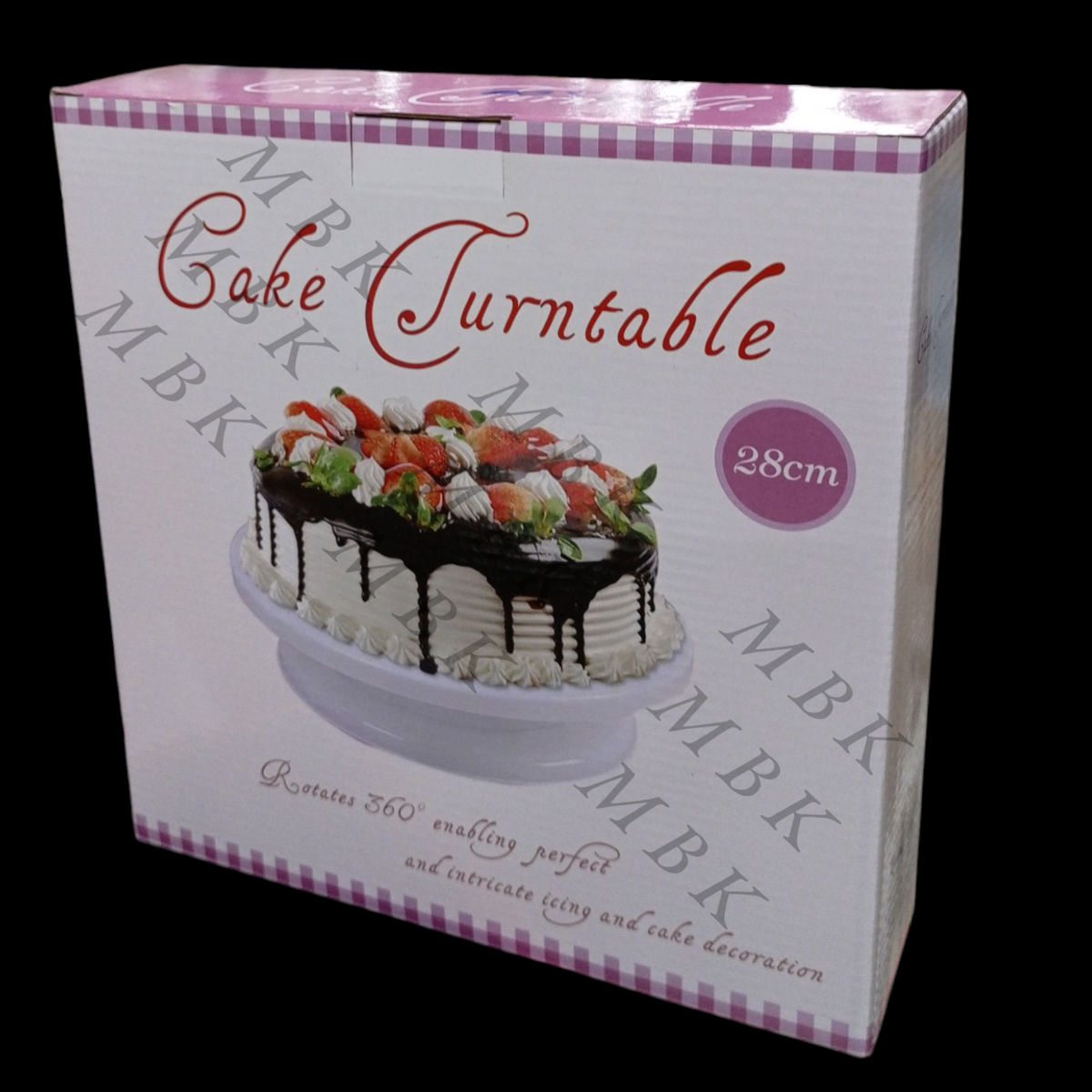 Plateau tournant à gâteau 28cm