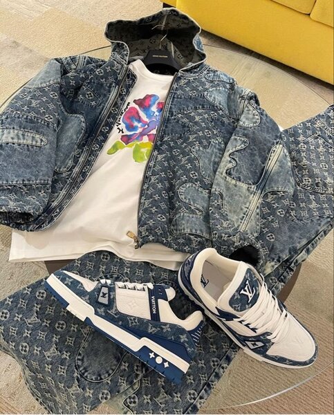 Ensemble en denim stylé