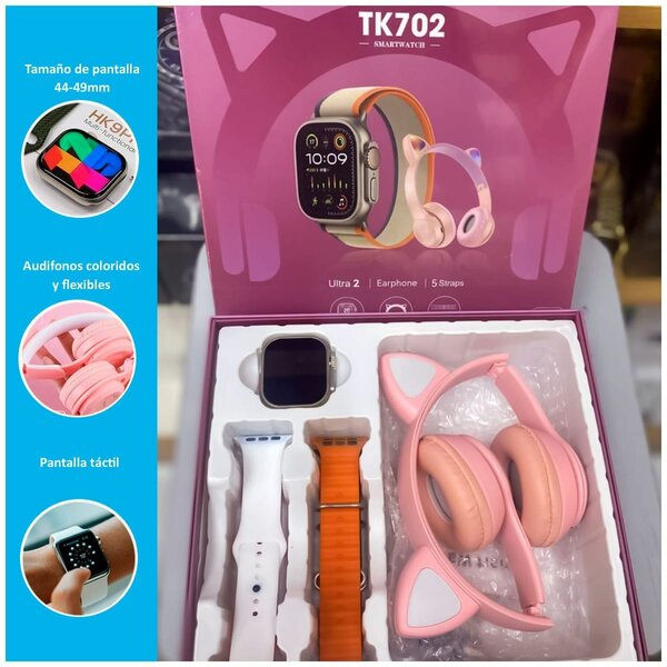 Kit Montre Intelligente & Casque Chat