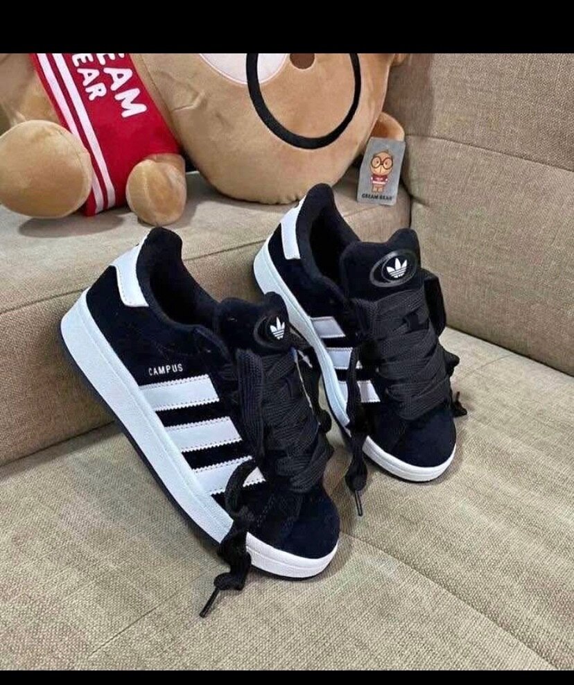 Baskets Adidas Campus Noir & Blanc