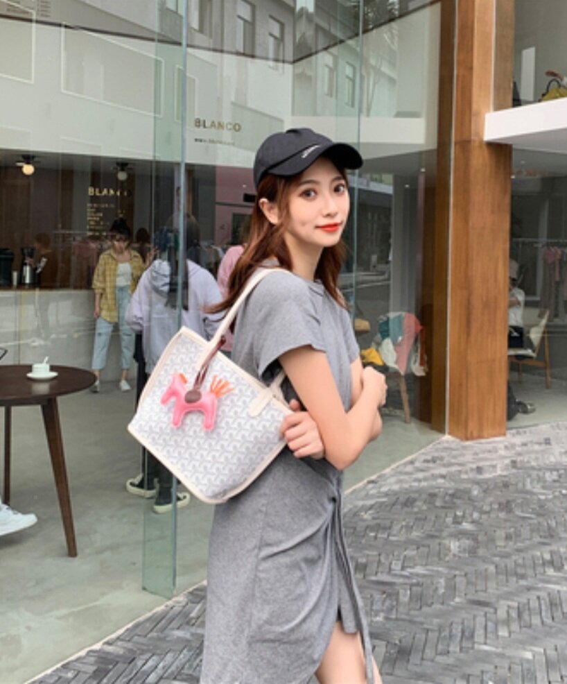 Sac cabas jaune élégant