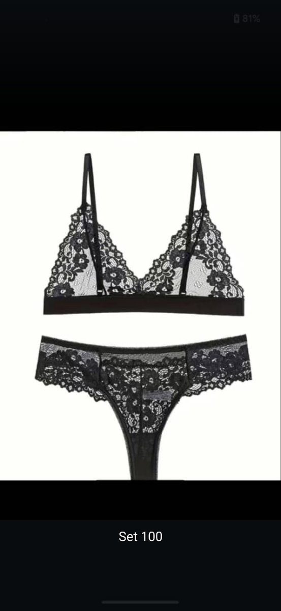 Ladies underwear set