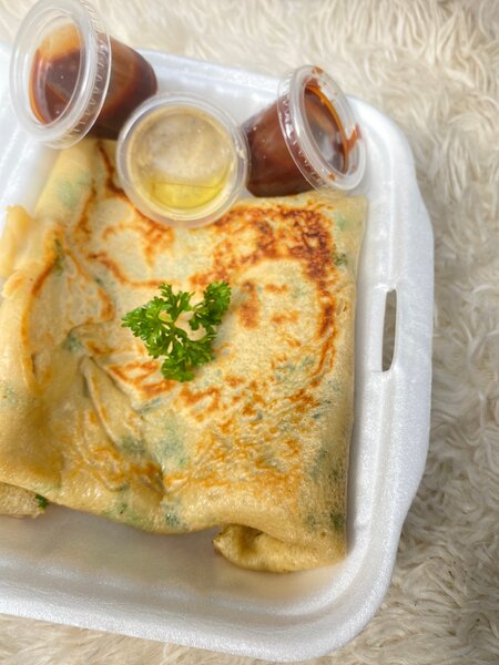 Délicieuse crêpe salée