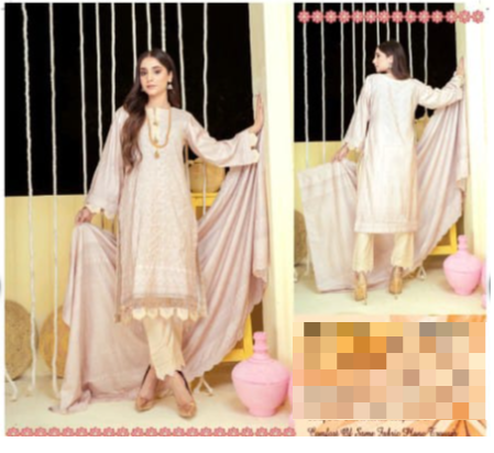 Bareezee Colours Embroidered marina