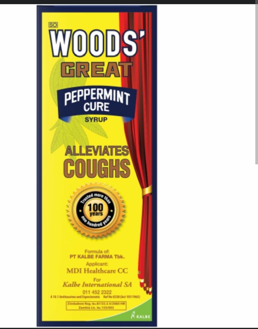 Woods peppermint cough syrup