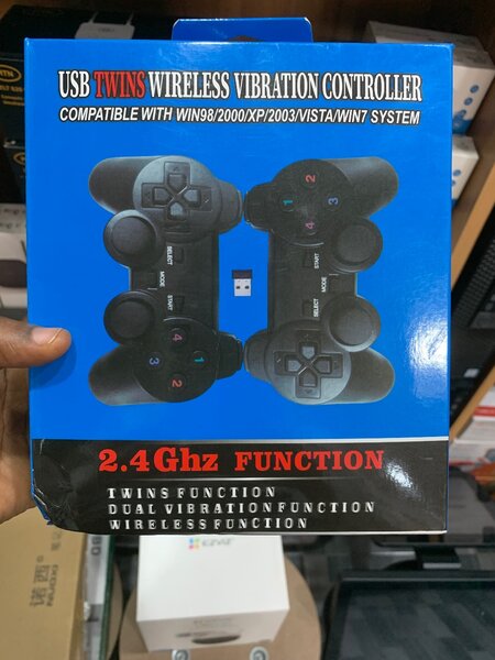 USB Twin Wireless Gamepad for PC