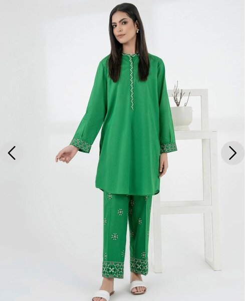 2 Piece Jacquard Suit-Embroidered.