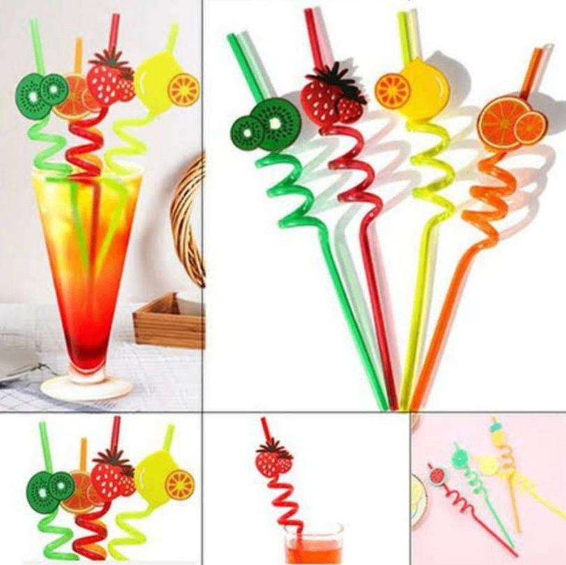 Reusable fruit straw for kids