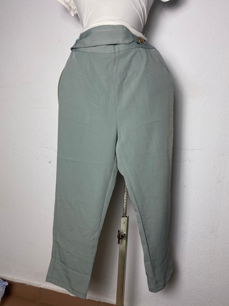Pantalon taille haute élégant
