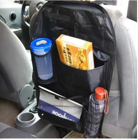 Car Back Seat Storage Organizer Trash Net Holder Multi-Pockets