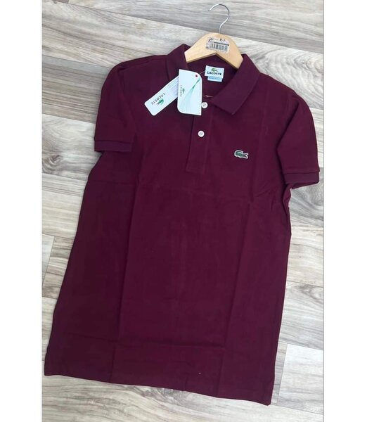 Polo homme bordeaux élégant