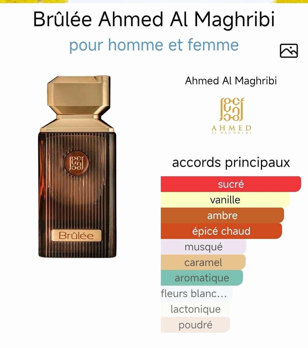 Brûlée Ahmed al Maghribi
