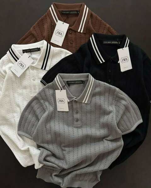 Polo en Maille Classique Homme
